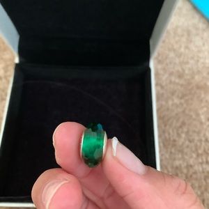 Emerald Glass Charm from Pandora